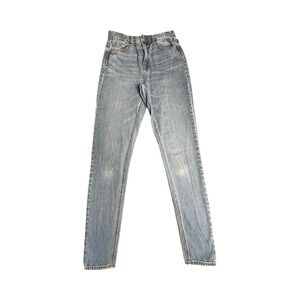 American Eagle Jeans Women 0 X-Long Blue High Waisted Slim